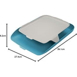 brievenmand met organizer, zachtblauw, Cosy serie