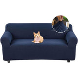 Bankhoes 4-zits elastische stretch spandex bankhoes antislip wasbare bankbeschermer bankhoes voor bank met armleuning, koffielijn