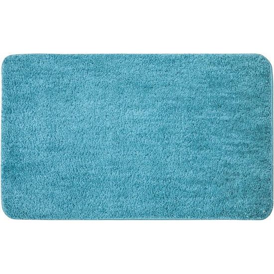 Badmat, antislip, wasbaar, absorberend, voetmat voor woonkamer, slaapkamer, badkamer, 60 x 90 cm, blauw-groen Badmat, antislip, wasbaar, absorberend, voetmat voor woonkamer, slaapkamer, badkamer, 60 x 90 cm, blauw-groen