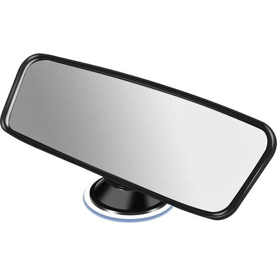 Auto achteruitkijkspiegel universele binnenspiegel met zuignap, zuignap spiegel voor auto, achteruitkijkspiegel auto, sterke adsorptie, auto-binnenspiegel