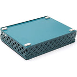 Brievenbakken, 2 stuks stapelbare papiersorteerder/bureau-organizer/dossierbak voor bureau, metalen archiefrek van gaas, kantoor, school, thuisstudie
