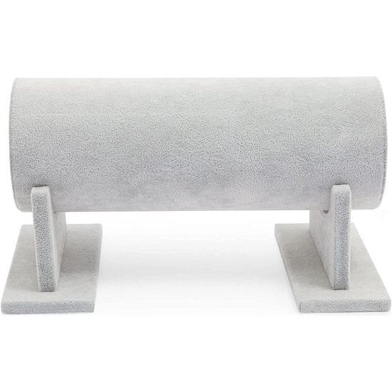 Voor armbanden, kettingen - Voor thuisorganisatie, juwelier, presentatie - Grijs, 31 x 16,5 x 17 cm