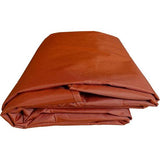 Schommelbank dakbekleding 200 x 145 cm rood oranje waterdicht | universeel vervangend dak tuinschommel 3-zits | UV 50 schommel dak vervanging overtrek