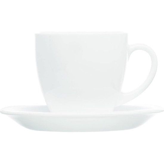 koffieservies , 22 cl, wit