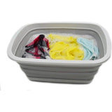 10L opvouwbare kuip, opvouwbare draagbare ruimtebesparende kunststof 10L kunststof wasbak (grijs, 1) 10L opvouwbare kuip, opvouwbare draagbare ruimtebesparende kunststof wasbak van 10L (grijs, 1)