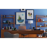 Bureau-organizer, gaas metalen kantoorplank met pennenhouders en lade, 6 sorteervakken voor pennen, pennenhouder, multifunctionele organisator (zwart)