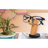 Handgemaakte vorm houtsnijwerk glazen glazen houder standaard zonnebril display standaard thuis bureau decoratie (Labrador Retriever)