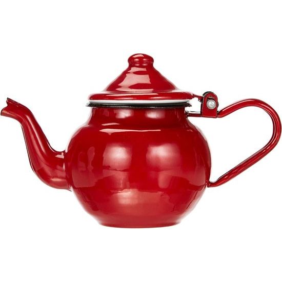 roestvrij staal, rood, 10 x 10 x 20 cm, 0,5 l