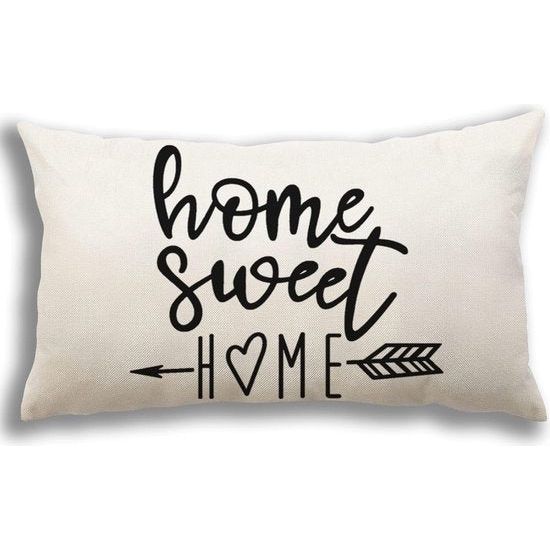 Set van 4 kussenslopen linnen kussenovertrekken, sierkussen, kussenslopen voor bank, tuinbed, bank, kussen, 30 x 50 cm (set van 4)