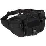 Tactische heuptas, Molle heuptas, waterafstotend, met ritssluiting, voor outdoor, lopen, reizen, wandelen, fietsen, kamperen, klimmen