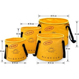 vouwemmer 20L , robuust, opvouwbaar, licht, ruimtebesparend voor vakantie, tuin, outdoor, vissen en kamperen, veelzijdig