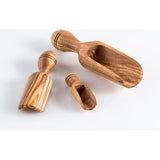 Wood Spice Scoops Set van 3 - 12 cm, 9 cm en 6 cm - Handgemaakt - Hittebestendig en Krasbestendig Gebruiksvoorwerp - Kruiden, Koffie, Dierenvoeding, Melkpoeder, Meel, Zout Gebruiksvoorwerp