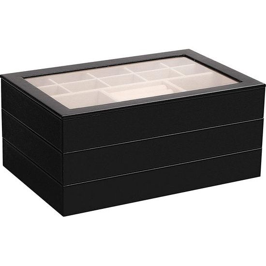 Stapelbaar sieradendienblad, sieradenschatpan, opberglade, opslag, sieraden, opslag voor dames