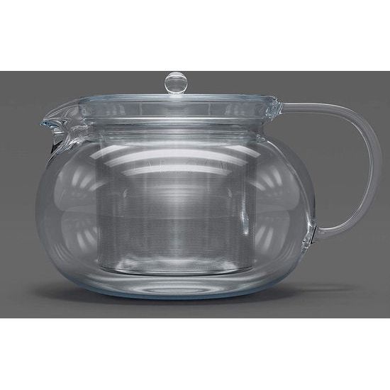 Teabloom Kyoto 2-in-1 Theepot en Fluitketel – Geschikt voor Fornuis en Magnetron Theepot met Uitneembaar Filter voor Losse Thee – Capaciteit 3 - 4 Koppen / 1050 ml