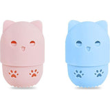 2 stuks Beauty Sponge Travel Case make-up sponshouder, make-up blender spons houder, wasbaar en herbruikbaar, geschikt voor thuis, uitstapjes, reizen enz