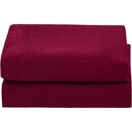 Eenpersoons dekbedovertrekset 100% katoen Eenpersoons hoeslaken 120 x 200 cm Bovenlaken 250 x 280 cm 1 kussensloop 50 x 80 cm Roze