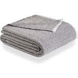 Katoenen plaid extra zacht vier seizoenen multifunctionele sprei bed Foulard sprei banksprei (donkergrijs) 120x180cm