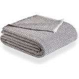 Katoen extra zacht plaid Four Seasons multifunctionele sprei bed Foulard sprei banksprei donkergrijs 230x240cm