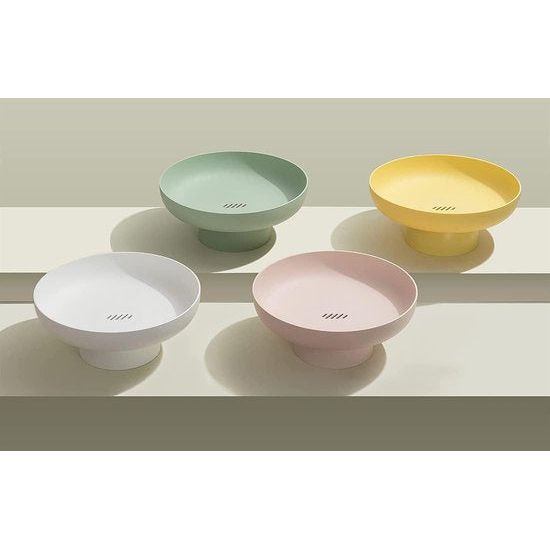 Fruitschaal Fruitmand Multifunctionele Afvoer Fruit Snack Taart Opbergrek Woonkamer Eettafel Fruitstandaard (Groen)