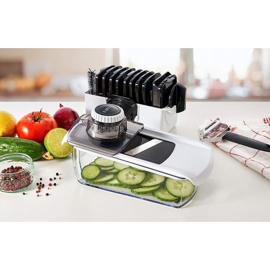 11-in-1 multifunctionele mandoline-groentesnijder Keukensnijder - Groentesnijder Groentesnijder Komkommersnijder Groenterasp Spiralizer Lintensnijder Sapcentrifuge Eisnijder Zester Julienneblad