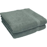 Betz Set van 2 premium saunadoeken, saunahanddoeken, 100% katoen, badstof, XXL, badhanddoek, strandhanddoek, afmetingen 70 x 200 cm, kleur antracietgrijs