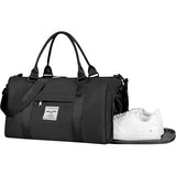 Sporttas, reistas, duffeltas, sportduffel met schoenenvak en nat vak, waterdichte overnachtingstas, reistas, bagagetas voor sport en reizen, voor heren en dames