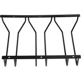 Dianoo Wijnglas Rack Onder Kabinet Zwart, Stemware Rack, Draad Opknoping Rack, Wijnglas Houder met Schroeven, 24CM 3 Rijen