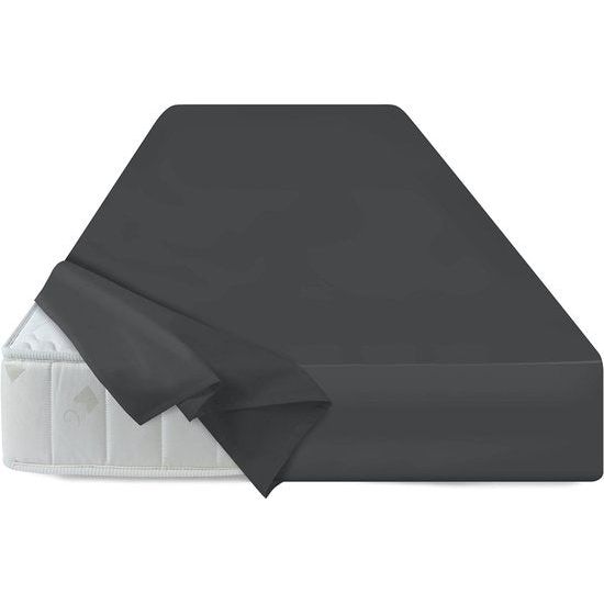 bedlaken van 100% katoen in 5 kleuren en 3 verschillende maten, zonder elastiek vertaling: hoeslaken van 100% katoen in 5 kleuren en 3 verschillende maten, zonder elastiek