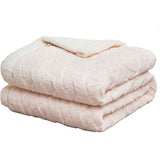 Wollige Sherpa knuffeldeken, hoogwaardige schapendeken, super warme fleecedeken als bankdeken, sprei of woondeken, bankdeken, beige, 150 x 200 cm