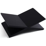 boekenstandaard | Acaciahouten kruisstandaard, displaystandaard, boekenhouder, leesboekenhouder, tijdschriftenstandaard, kookboekenhouder, muziekstandaard, stabiele open boekendisplay (zwart)