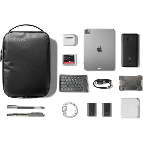 Accessoires organizer tas, kabeltas harde schijf tas elektronische accessoires etui tas case voor harde schijf, oplader, oplaadkabel, powerbank, USB-stick, SD-kaarten