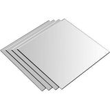 4 stuks spiegeltegels, elk 30 x 30 cm, spiegeltegels, spiegel, wanddecoratie, wandspiegel, kleefspiegel