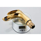 Wastafelkraan Goud Chroom Messing Eengreeps Wastafelmengkraan