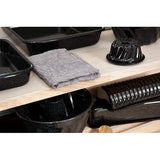 RIESS Cakevorm zwart 25 x 10 cm - Emaille