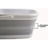 Opvouwbare rechtshandige, handige emmer, 12 liter, grijs