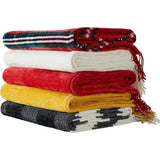 Zachte, gebreide, wollen deken, kwast, plaid, knuffeldeken, bankdeken, slaapdeken, deken, deken, deken, 127 x 152 cm, meerkleurig (zwart)