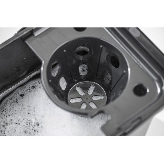 Emmer en wringer 100% gerecycled plastic 12L Lichtgrijs 12 Liter