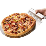 Pizzaschep roestvrij staal, pizzaschep roestvrij staal, pizzaschuiver, pizzaschep voor pizzasteen, taarten, flambee, quiches, pizza's en nog veel meer
