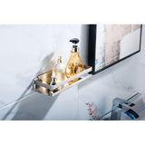 Keukenmand - Hangend Keukenrek - Kruidenrek - Keukenkast Organizer - Kruidenpotrek - Kruidenhouder - Zeeppomprek - Wandplank - Kruidenorganizer (Zilver, 40CM)