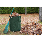 2 x 170 liter pop-up tuinafvalzak, groen, zelfstaand en stabiel, bladzak, tuinzak, tuinzakken, opvouwbare groene snijzakken, groot, van extreem robuust polyester, 220 g/m² (2 x 170 liter)