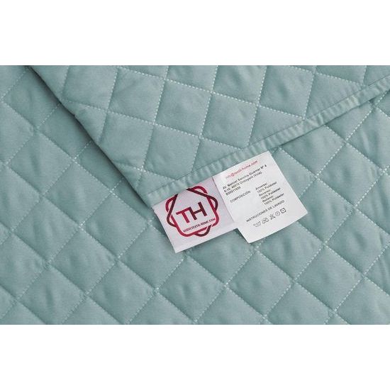 Fauteuilbeschermer Relax MALU, 1-zits - omkeerbaar gevoerde bankbescherming. Kleur Aquamarijn