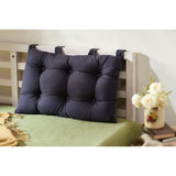 Hoofdbord stof 70 x 9 x 45 cm, donkergrijs, 9 x 45 cm