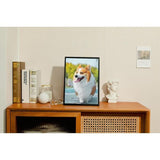 A3-certificaatfotolijst, zwarte houten lijst met high definition plexiglas voor wandmontage-display, 29,7 x 42 cm, set van 3