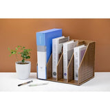 Houten bureau-organizer, kantoorplank, organizersysteem, tijdschriftenhouder, archieflade - Stijlvolle houten bureau-organizer voor thuiskantoor