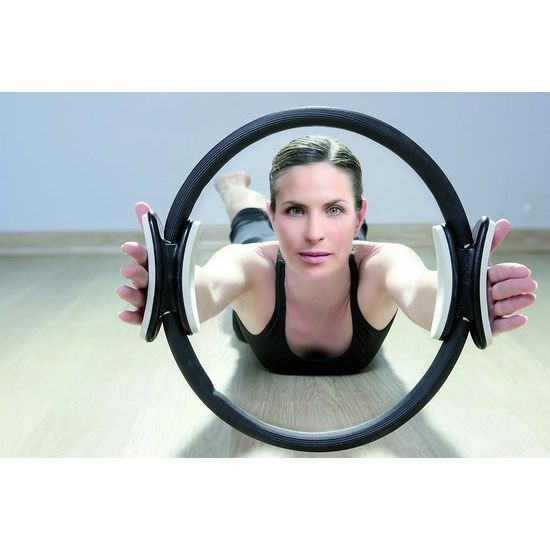Anneau Pilates , zwart/grijs, diam. env. 38 cm