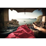 Microvezel fleece deken met slaapzakfunctie, afmetingen 185 x 150 cm, ca. 690 g, microvezel campingdekenslaapzak, licht, klein, rechthoekig