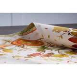 Stoffen placemat, 100% set met 4, 33 cm x 48 cm katoen decoratief, wasbare placemat, paastafel placemat voor eten, keuken, feestjes en camping, pompoen passie - oogstfeest / Kerstmis