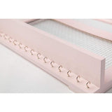 Boho-Chic Organizer voor sieraden, wandrek met afneembare armbandstang, met 16 haken, perfecte opslag voor oorringen, halskettingen en armbanden, sieradendisplay