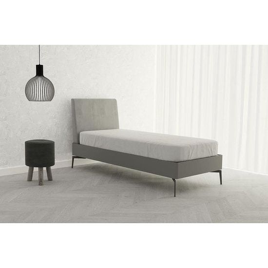 Elegant schuin hoeslaken 35 cm, wit, eenpersoons