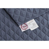 Fauteuilhoes MALU, 2-zits - omkeerbaar gevoerde bankbescherming. Kleur Blauw